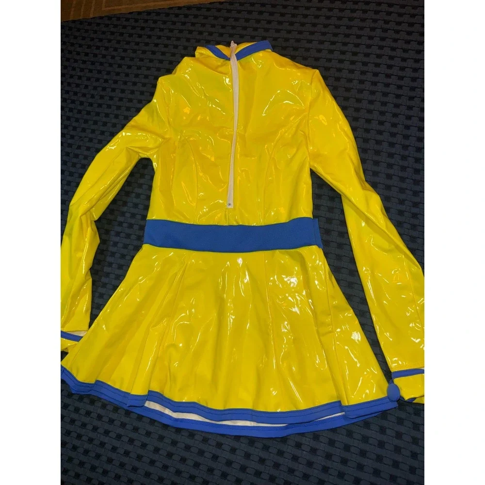 Weissman Dance Costume Yellow Rainjacket Girls Large MC